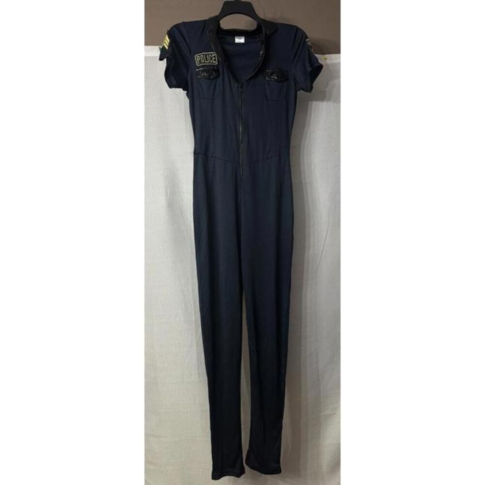 Womens Cop Body‎ Suit Halloween Costume Holster Lt. Misbehave Size L 10-12